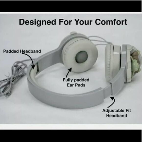 NEW Star Wars Yoda The Child  Headphones 2021 Grey - Picture 2 of 5